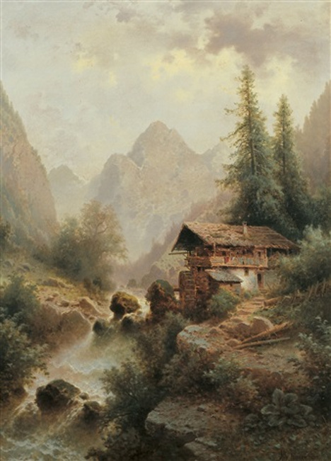 Torrent With Mill, Valle d'Ampezzo